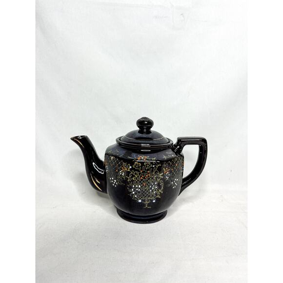 1940s Vintage Japanese Moriage Handpainted Teapot - Picture 1 of 2